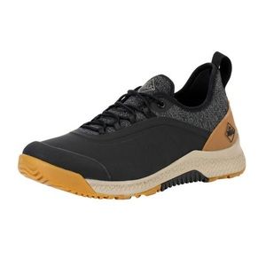 Muck Men's Outscape Low Lace OSLM-000 BLACK/TAN Shoe 100% Waterproof size 10 NEW